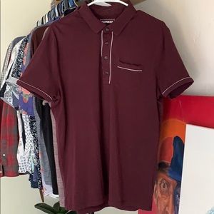 Maroon polo